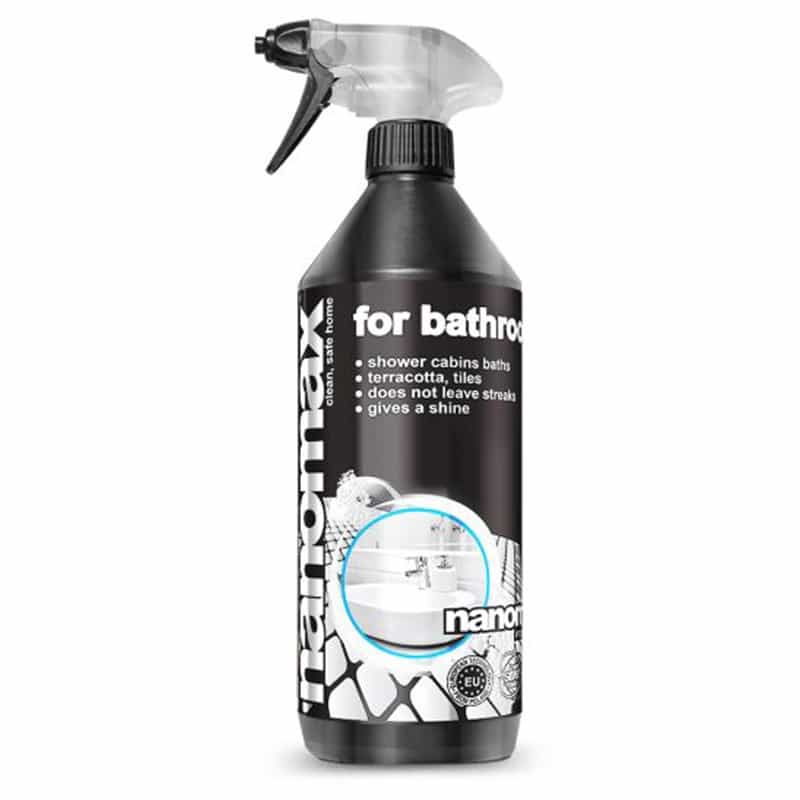 Detergent Profesional Anticalcar cu Nano-Argint pentru Baie și Duș Nanomax - Detergent cabine dus, Solutie Profesionala pentru curatarea bailor, Nanom