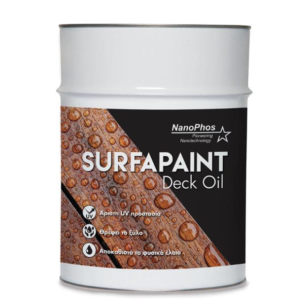 Ulei Impregant Lemn NanoPhos, Protectie UV si Apa, cu Efect Natural, pentru Terase si Mobilier Gradina, SurfaPaint Deck Oil - Ulei Impregnant Lemn, So