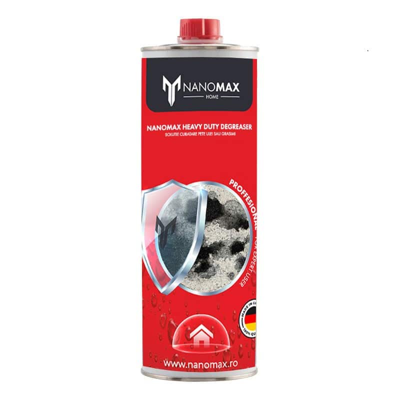 Detergent Profesional Pete Ulei și Grăsime pentru Pavaj, Beton, Piatră Naturală, NanoMax - NanoMax Detergent Profesional – Soluție Curățare Pete de Ul